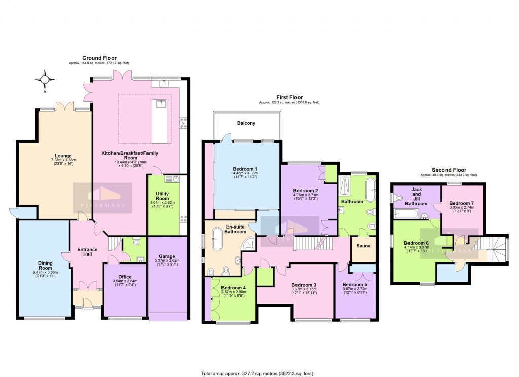 Floorplans For Penshurst Gardens, Edgware, HA8