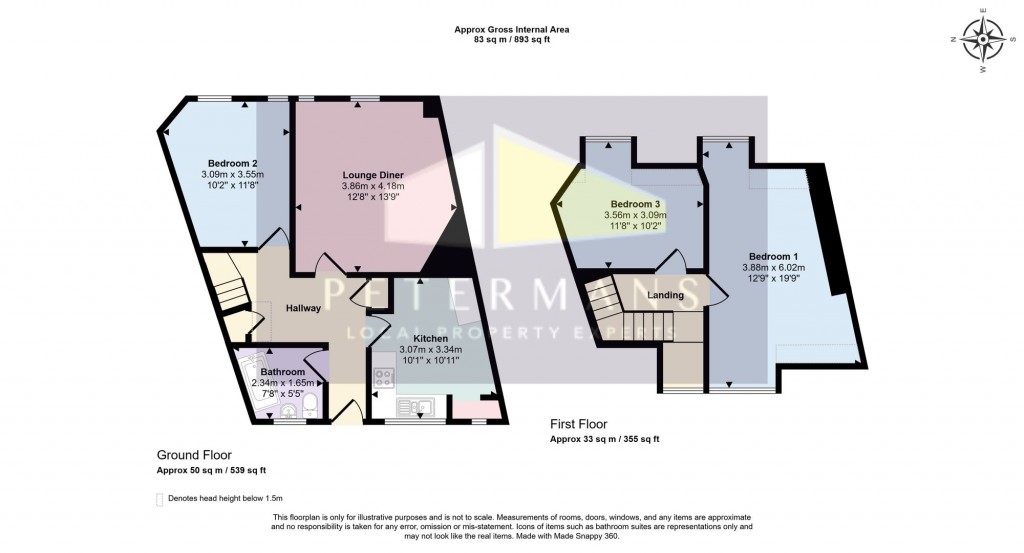 Floorplans For 313 Hale Lane, Edgware, HA8