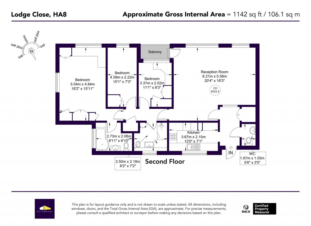 Floorplans For Lodge Close, Edgware, HA8