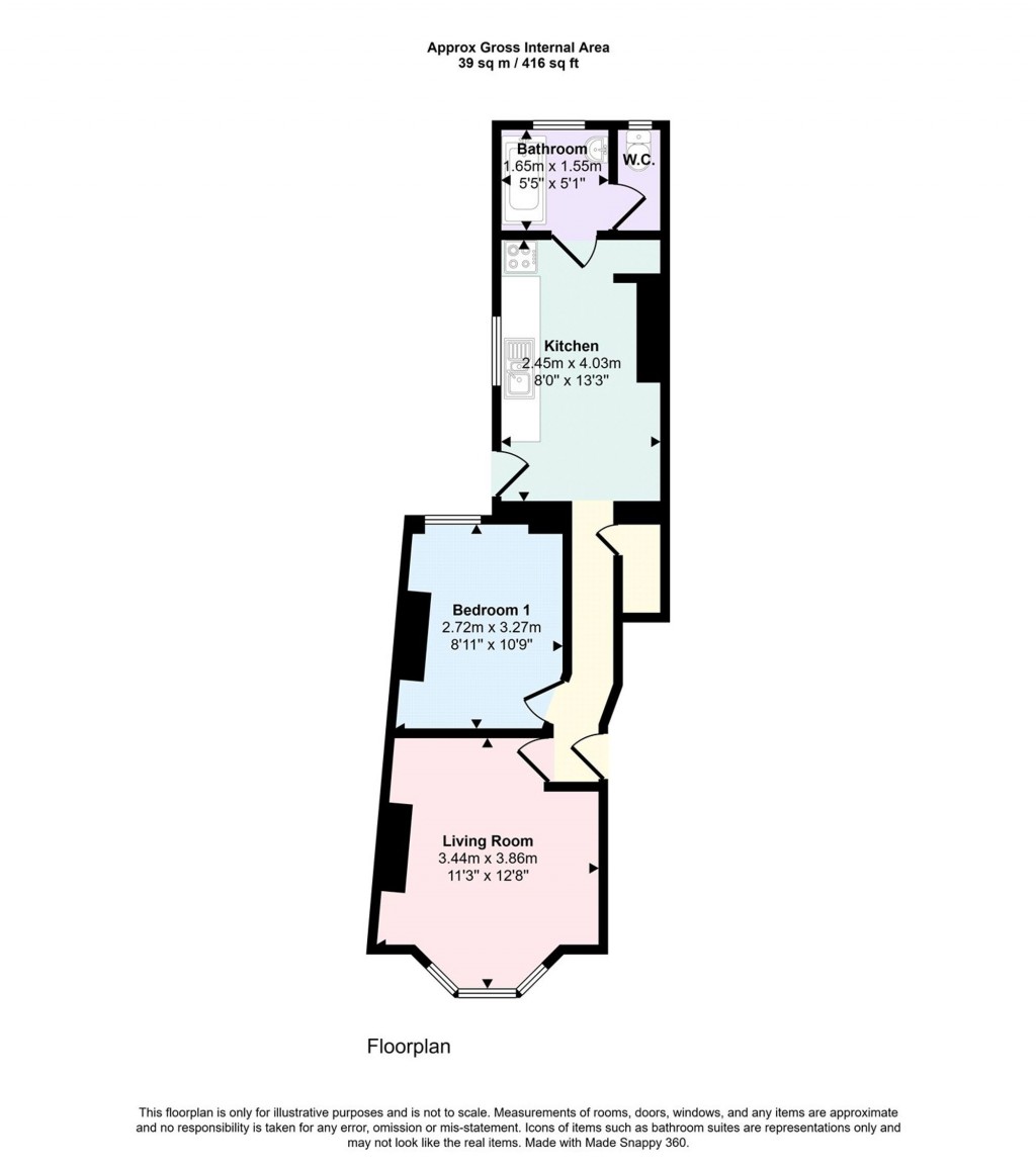 Floorplans For Lowden Road, London, SE24