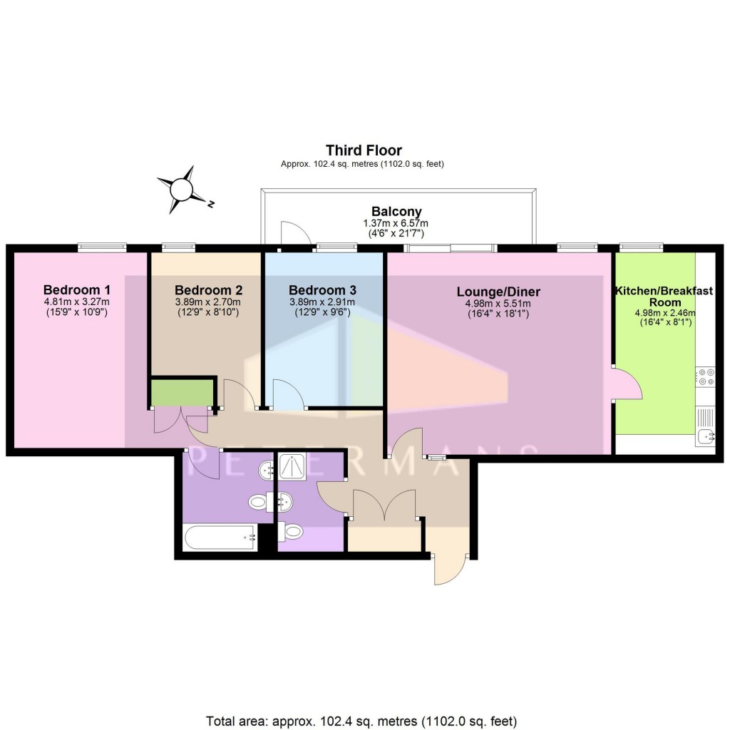 Floorplans For Canons Corner, Edgware, HA8