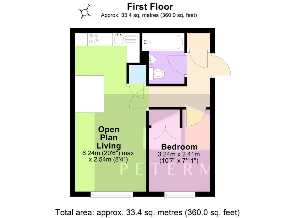 Floorplans For Studio Way, Borehamwood, WD6