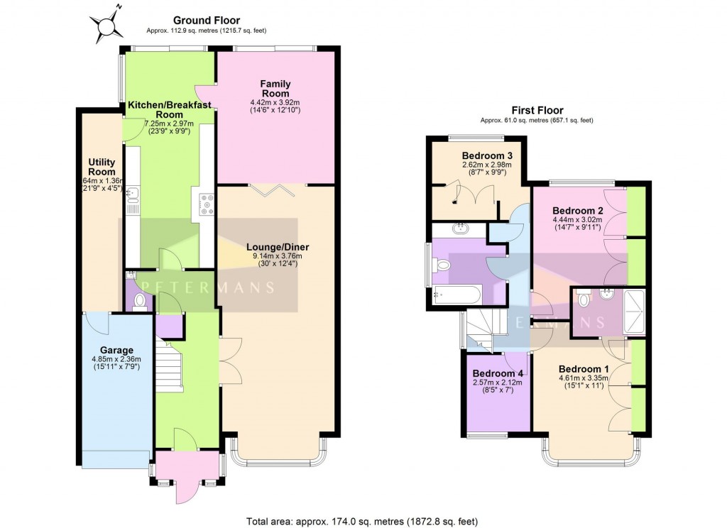 Floorplans For Penshurst Gardens, Edgware, HA8