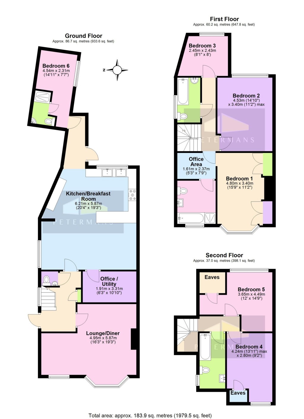 Floorplans For Lynford Gardens, Edgware, HA8