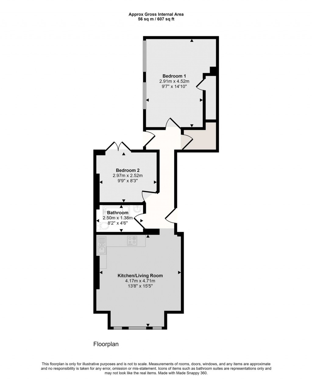 Floorplans For 315A Norwood Road, London, SE24