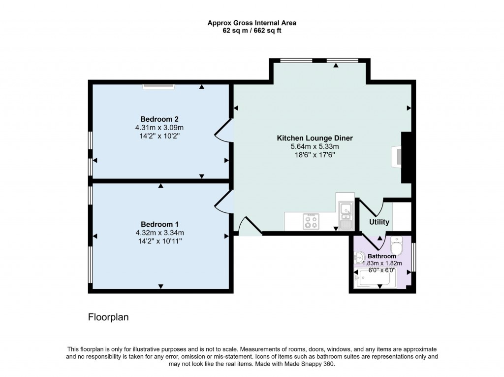 Floorplans For 63A Herne Hill, London, SE24