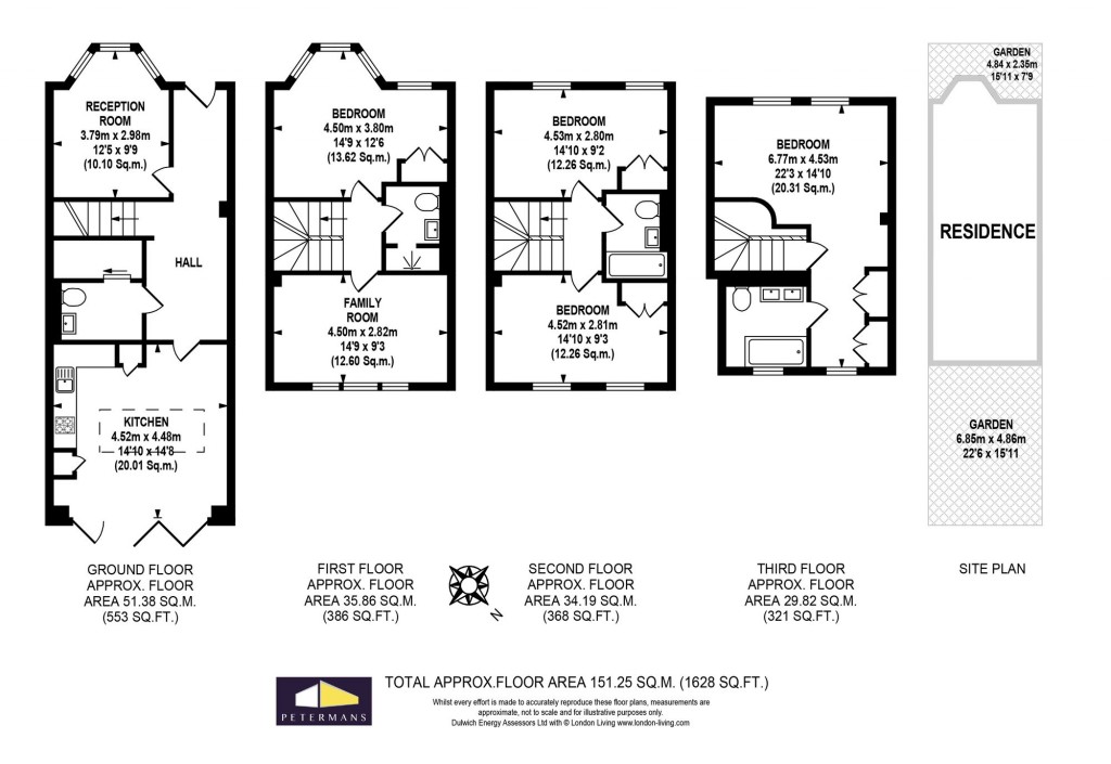 Floorplans For Railton Road, London, SE24