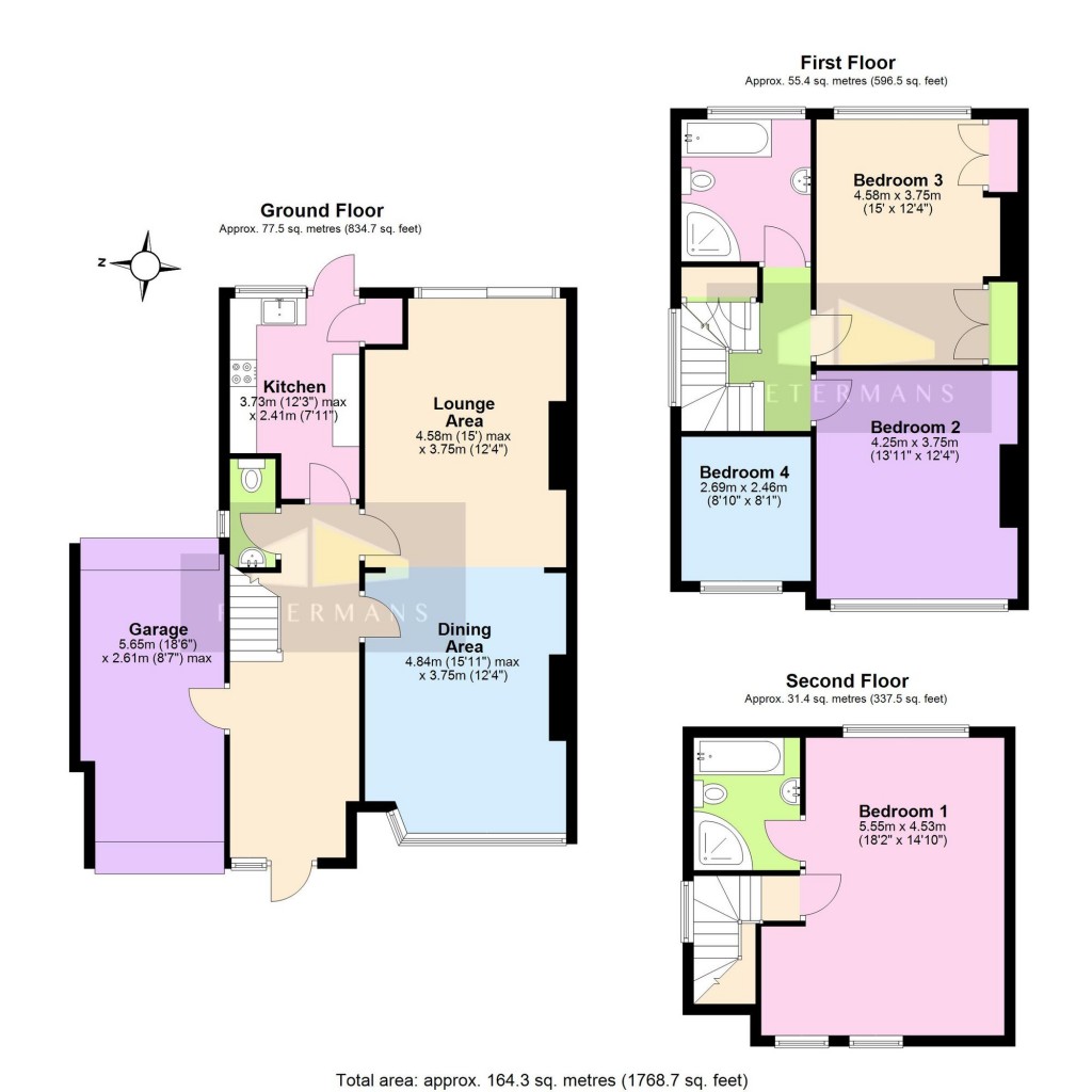 Floorplans For Edgwarebury Lane, Edgware, HA8