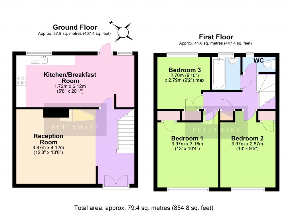 Floorplans For Meadfield, Edgware, HA8