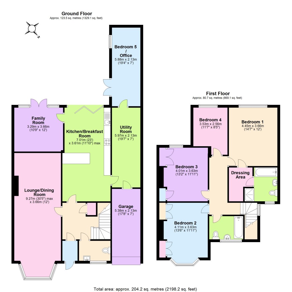 Floorplans For Glendale Avenue, Edgware, HA8