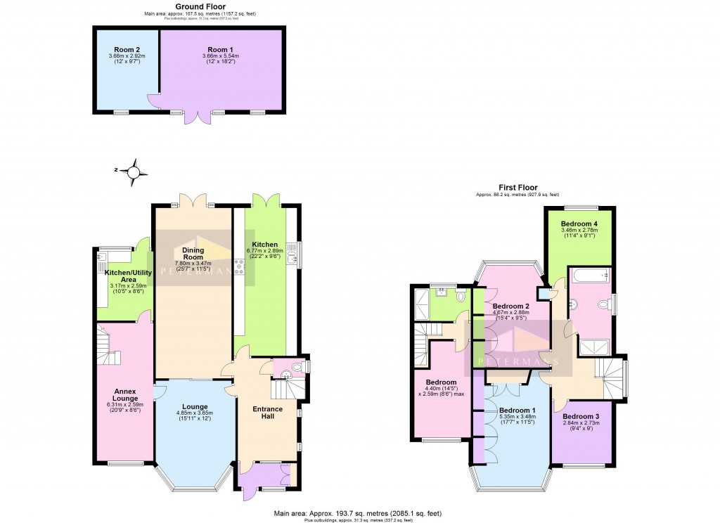 Floorplans For Mowbray Road, Edgware, HA8