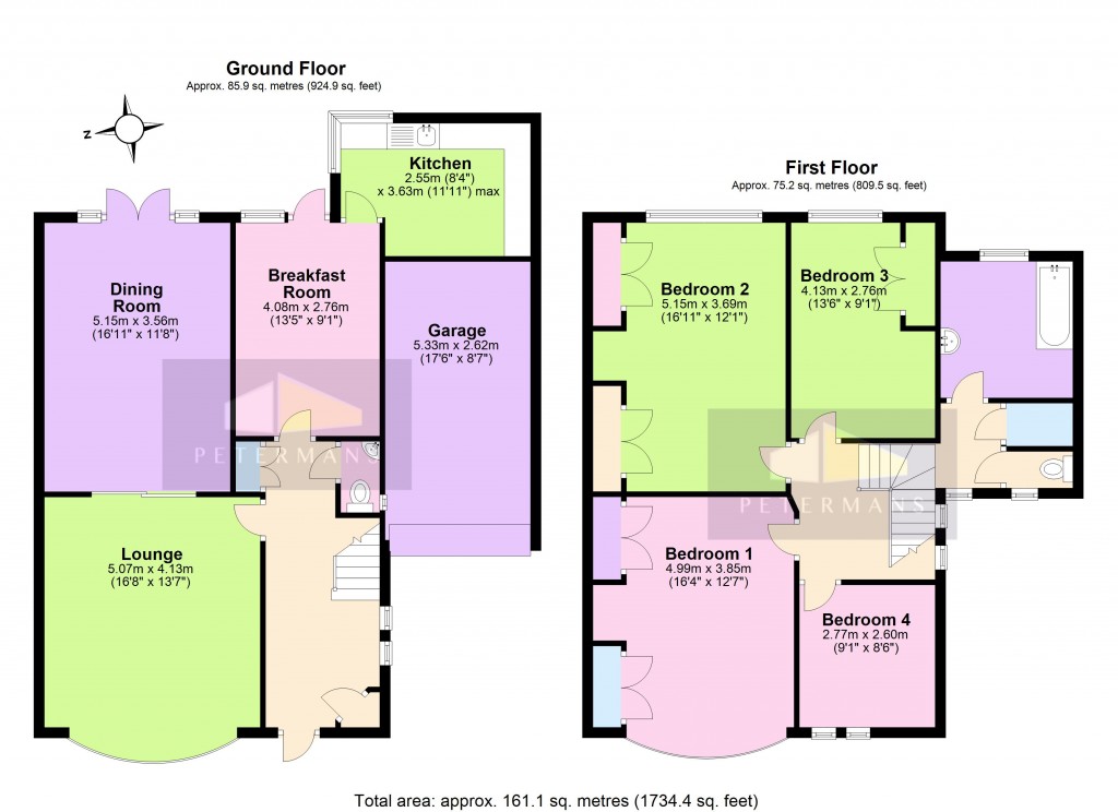 Floorplans For Ashcombe Gardens, Edgware, HA8