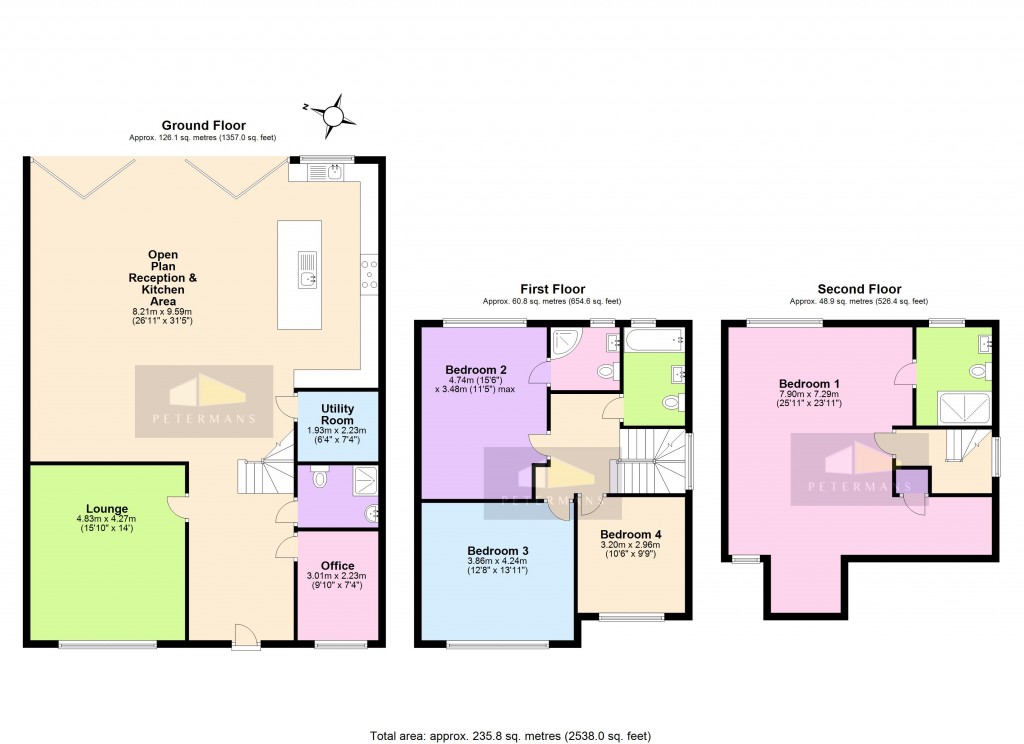 Floorplans For Broadfields Avenue, Edgware, HA8