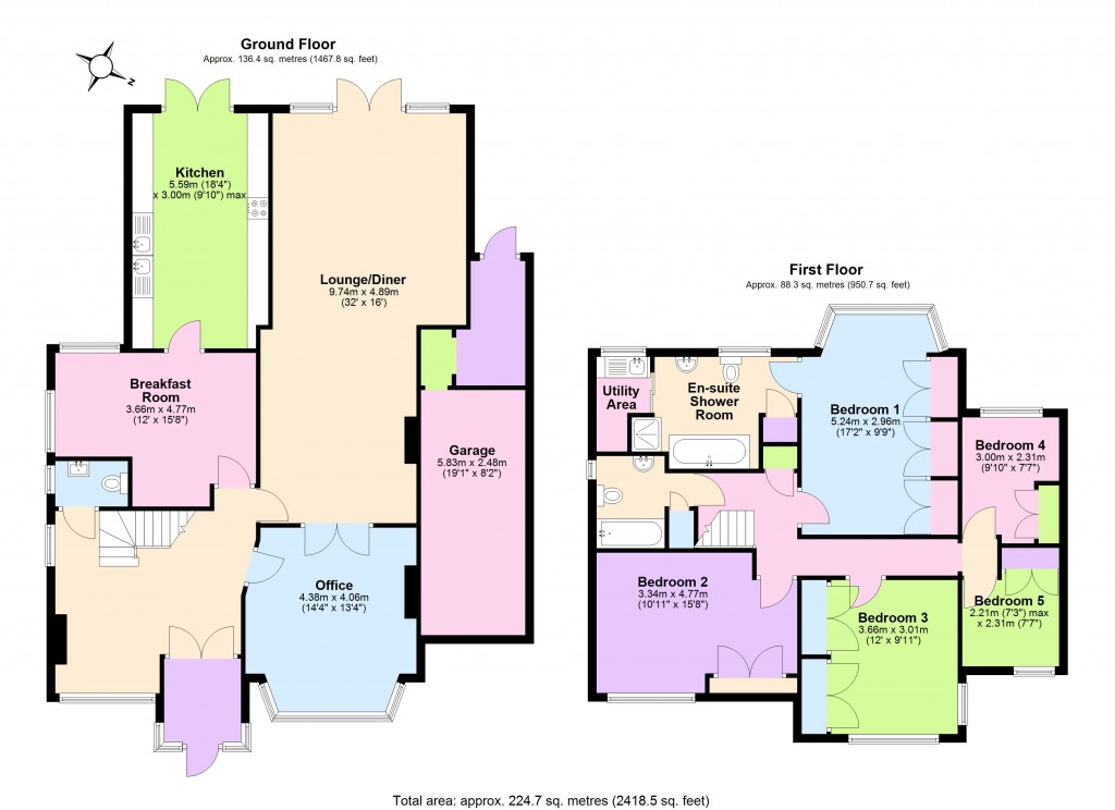 Floorplans For Green Lane, Edgware, HA8