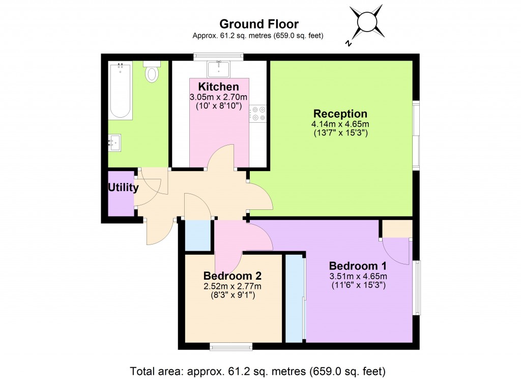 Floorplans For Hale Lane, Edgware, HA8
