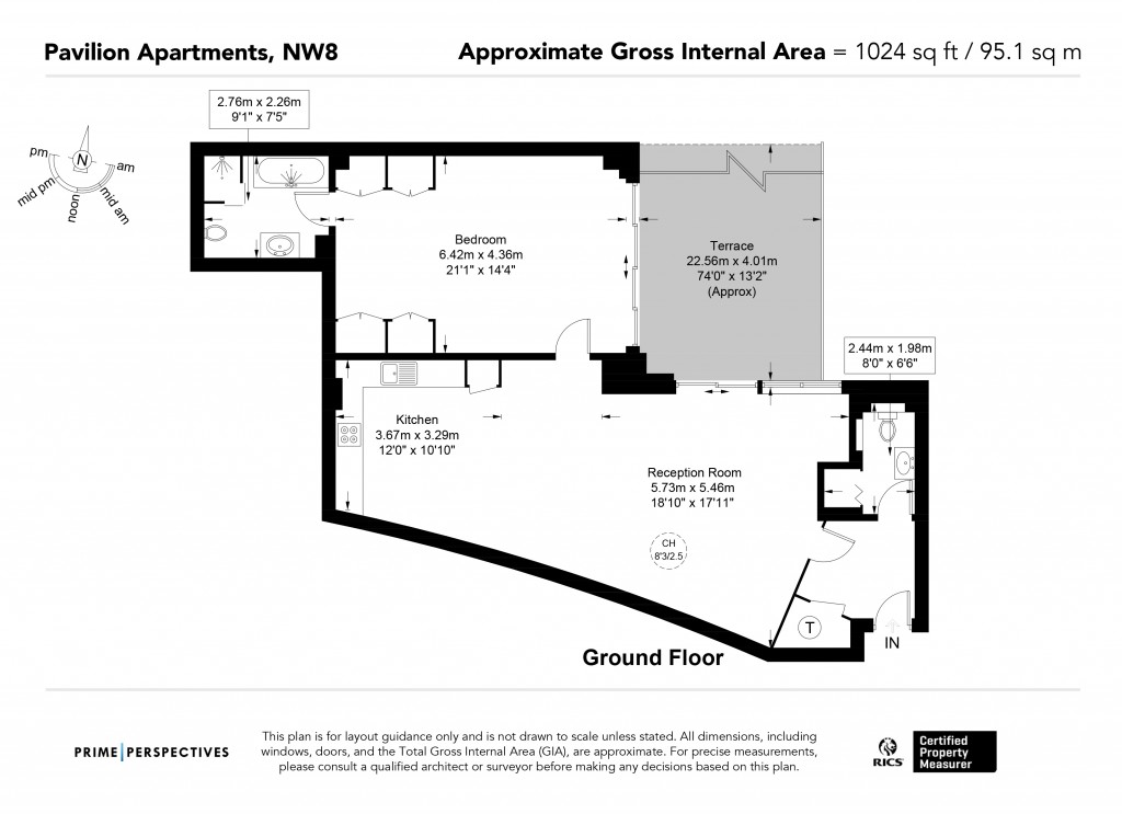 Floorplans For St. Johns Wood Road, London, NW8