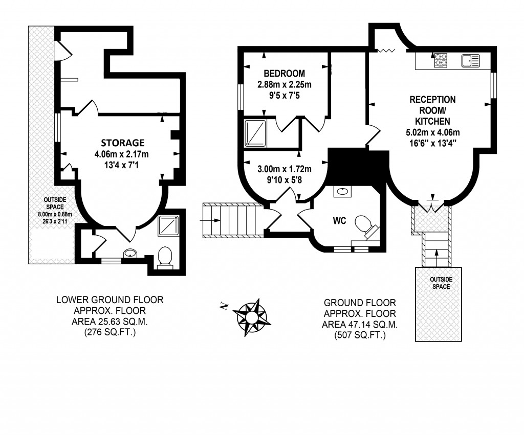 Floorplans For Denmark Hill, London, SE5