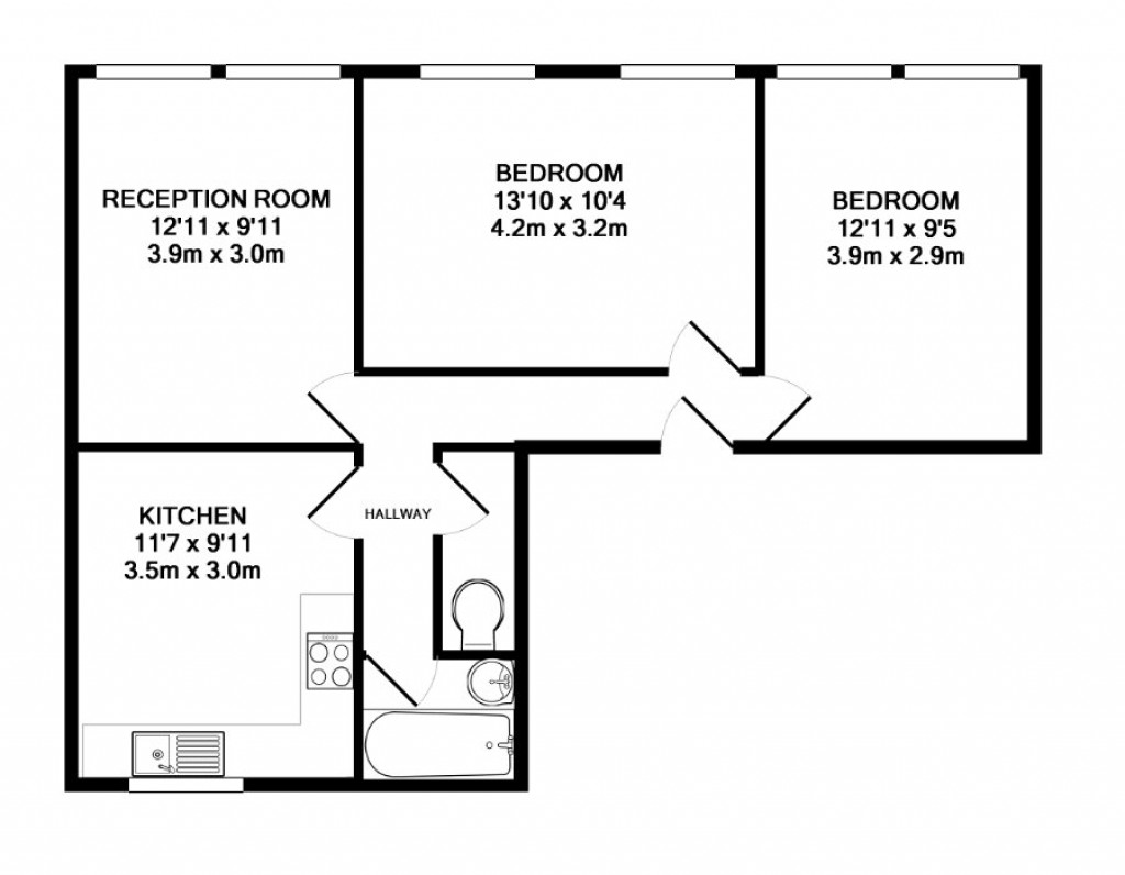 Floorplans For Manor Park Parade, Lee High Road, London, SE13