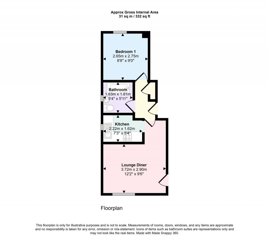 Floorplans For Grovelands Close, London, SE5