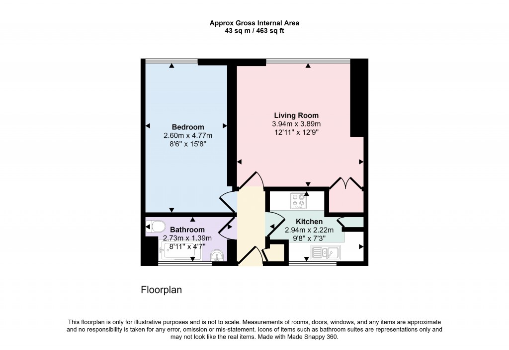 Floorplans For Hillcrest, Sunray Avenue, LONDON, SE24