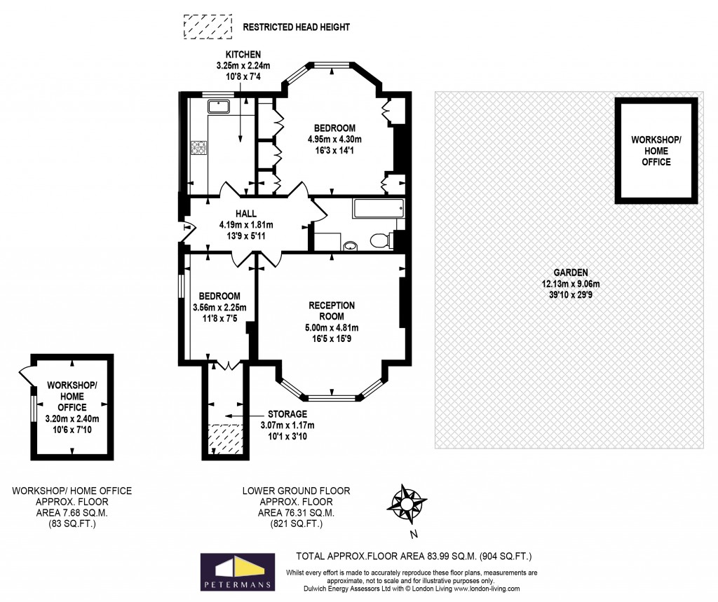 Floorplans For Dulwich Road, Herne Hill, London, SE24