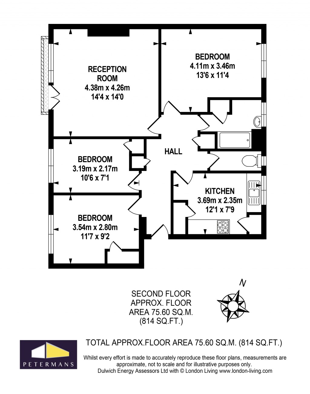 Floorplans For Croxted Road, London, SE21