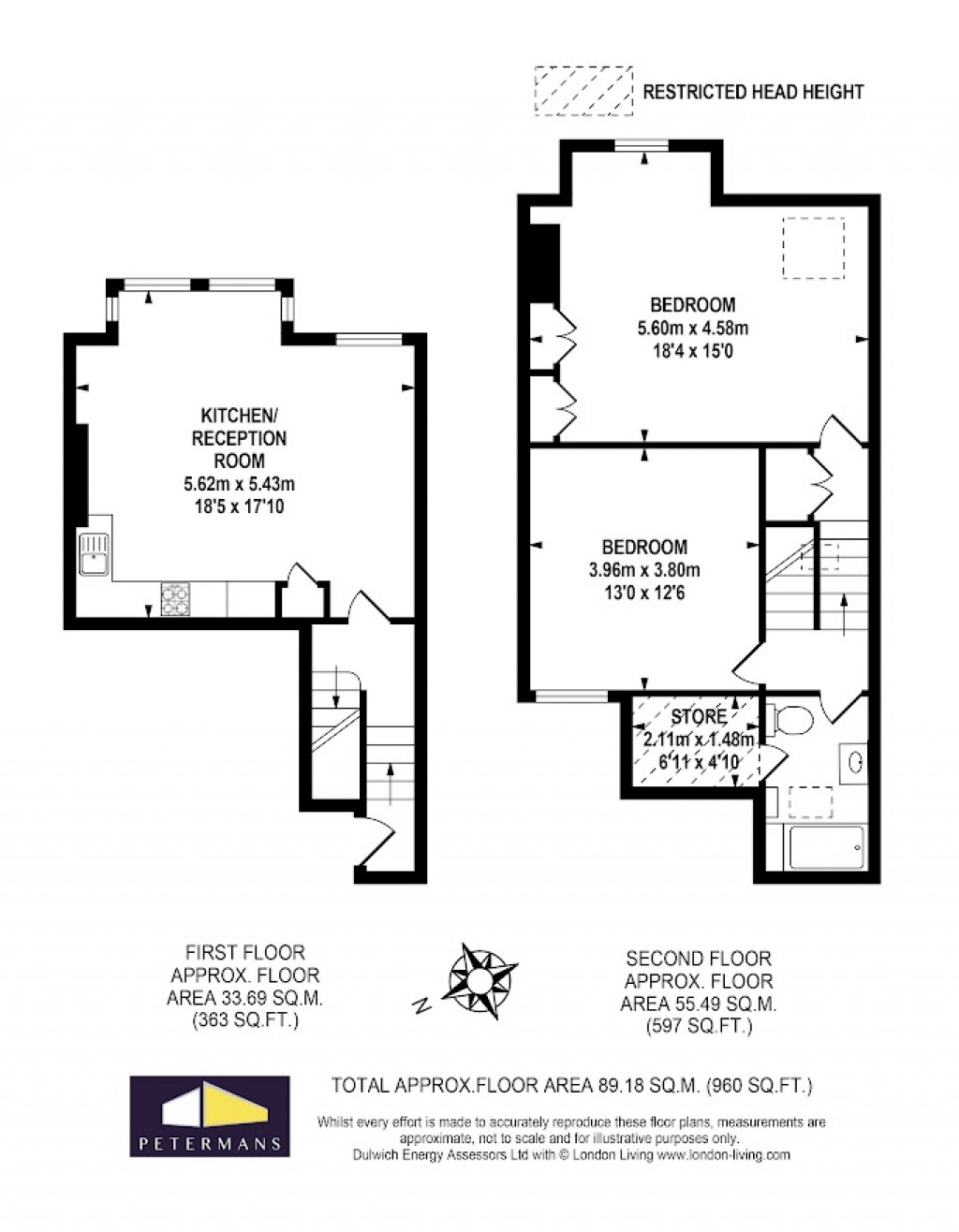 Floorplans For Ardbeg Road, London, SE24