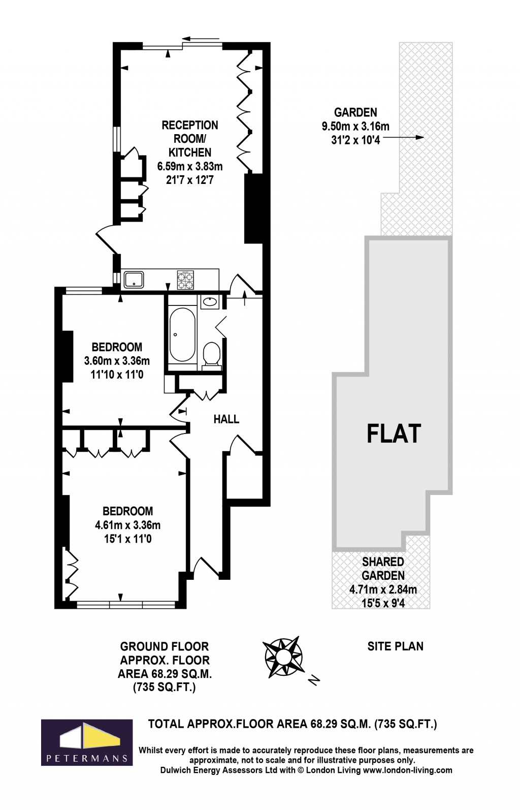 Floorplans For Oakbank Grove, London, SE24
