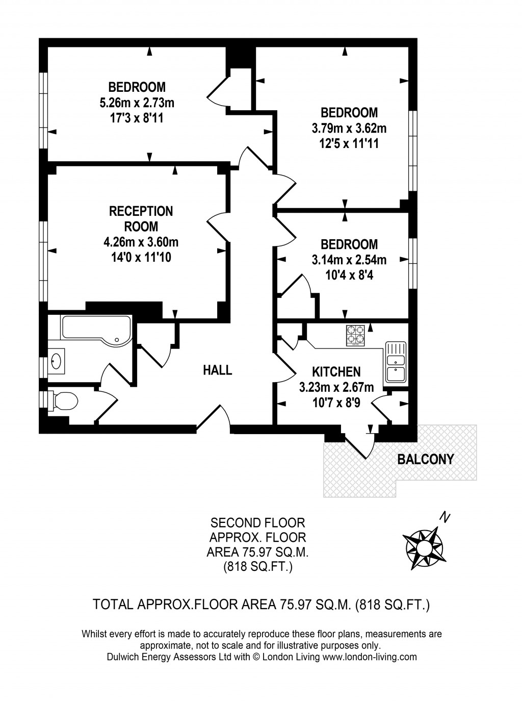 Floorplans For Denmark Hill Estate, London, SE5