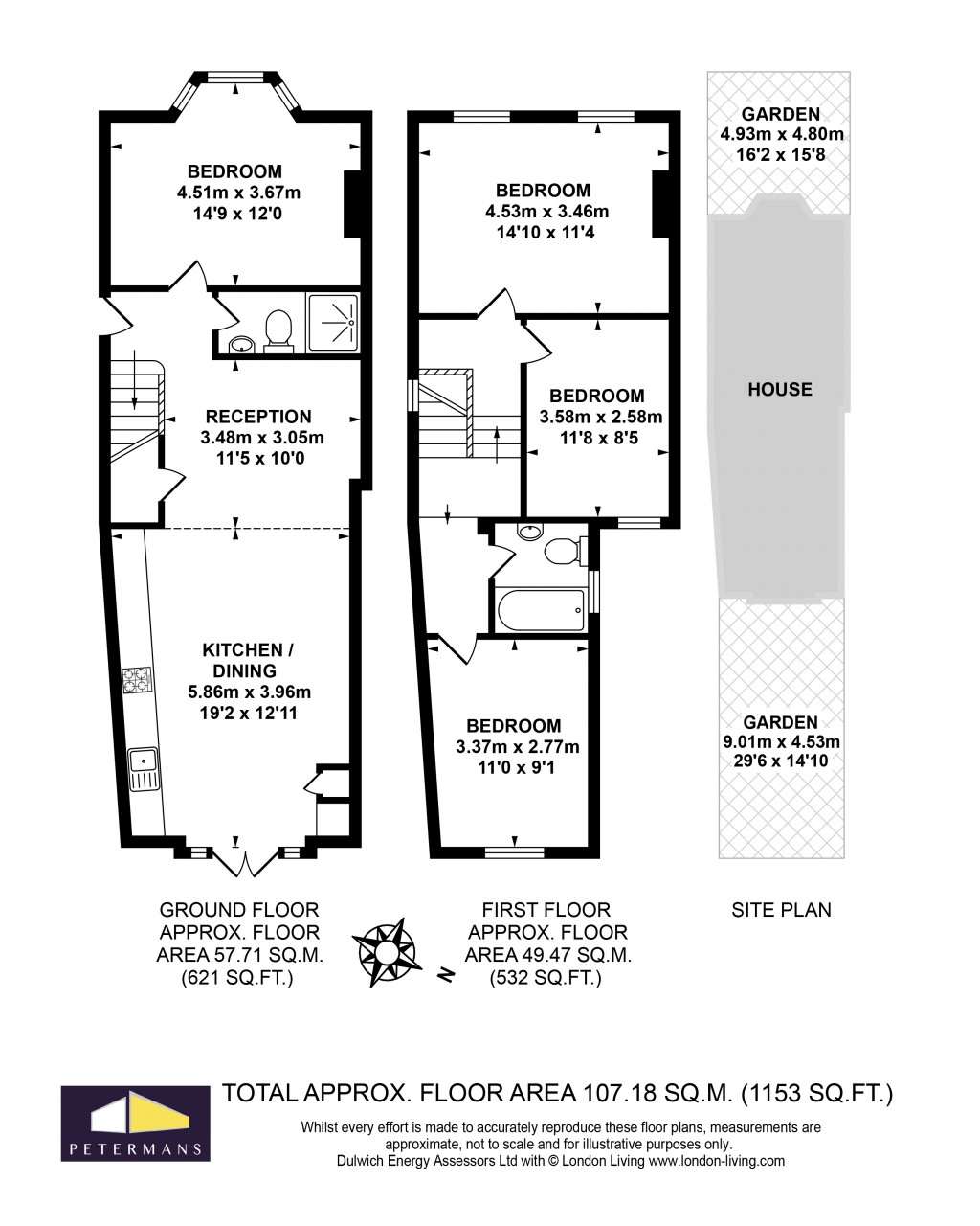 Floorplans For Cambria Road, London, SE5