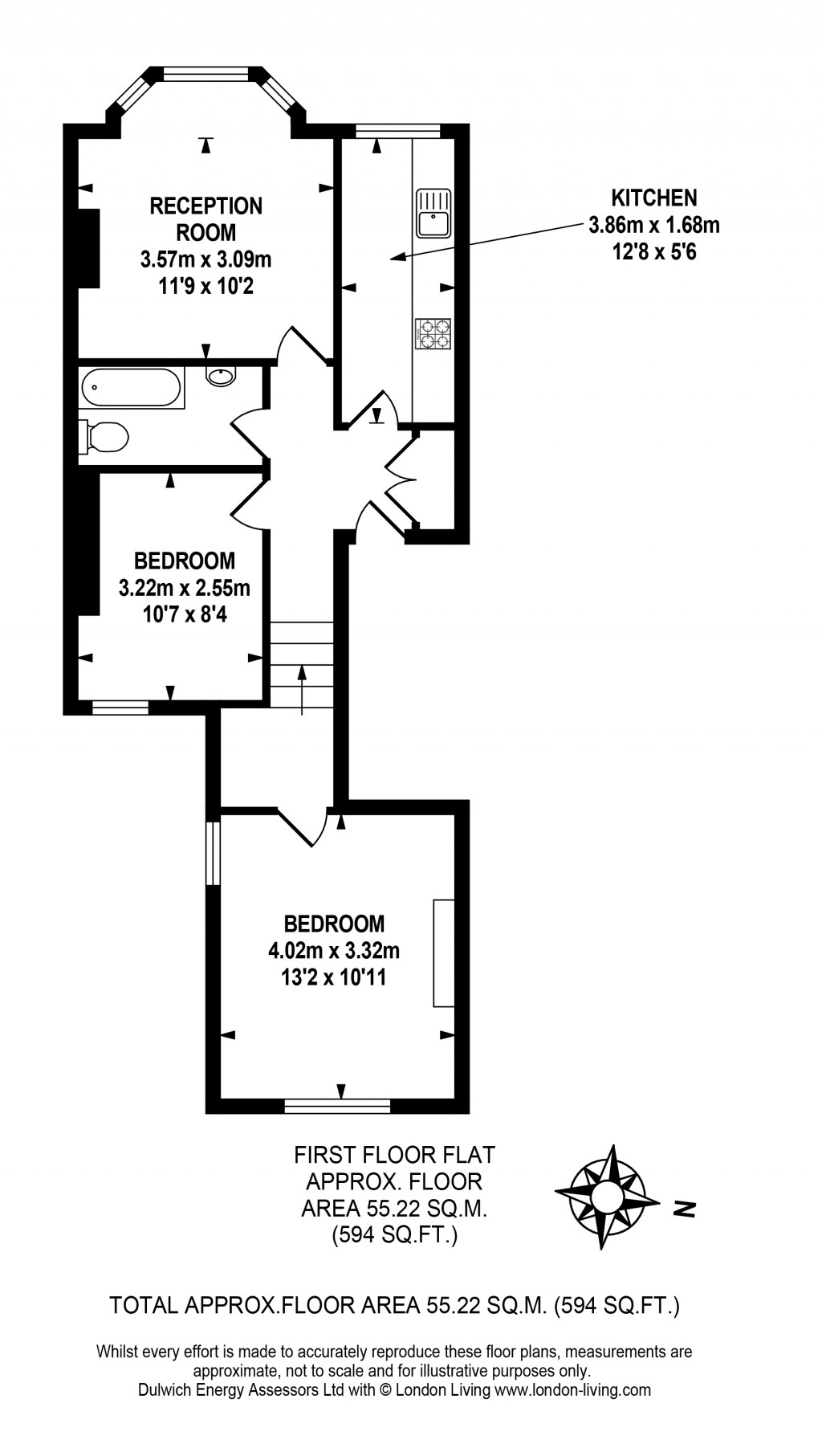 Floorplans For Effra Road, Brixton, London, SW2