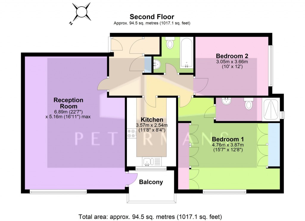Floorplans For Hale Lane, Edgware, HA8