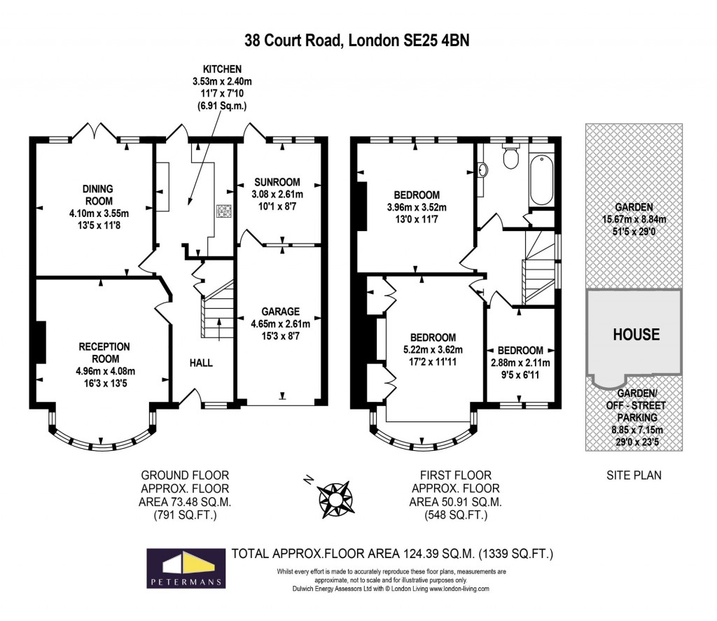 Floorplans For Court Road, London, SE25