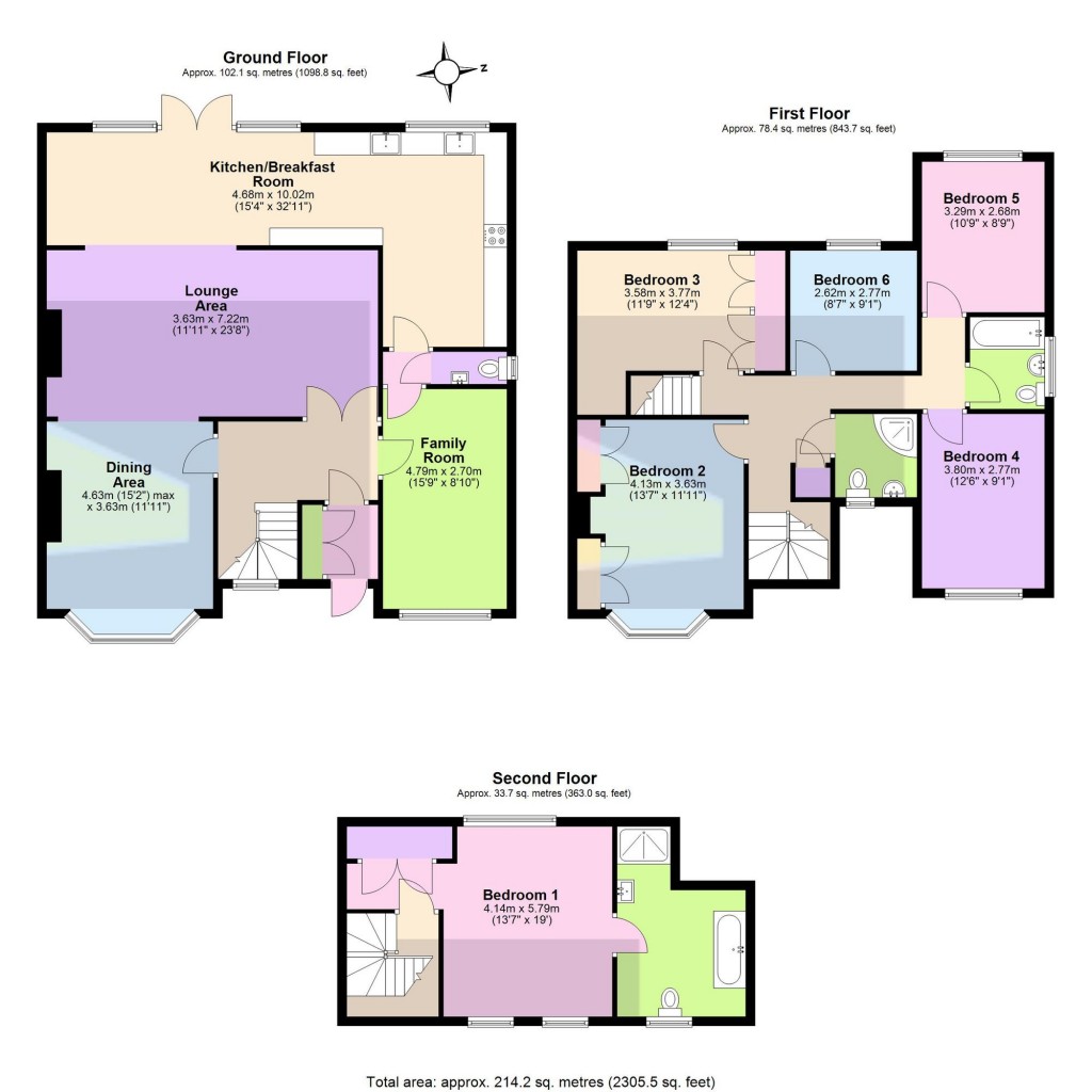 Floorplans For Mowbray Road, Edgware, HA8