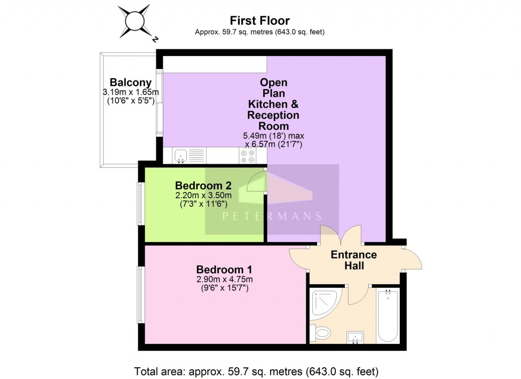 Floorplans For Leamington House, 23 Stonegrove, HA8