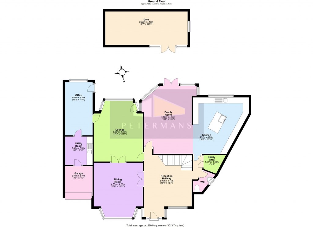Floorplans For Oakleigh Gardens, Edgware, HA8