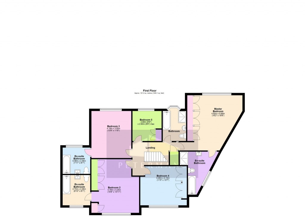 Floorplans For Oakleigh Gardens, Edgware, HA8