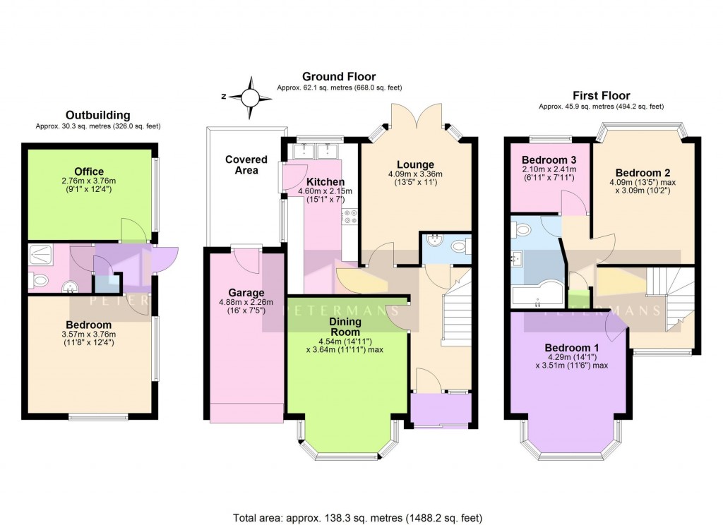 Floorplans For Broadfields Avenue, Edgware, HA8