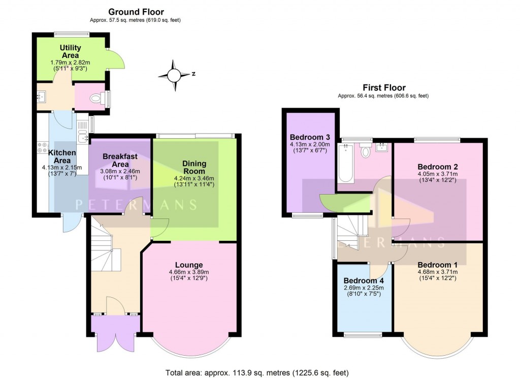 Floorplans For Highview Avenue, Edgware, HA8