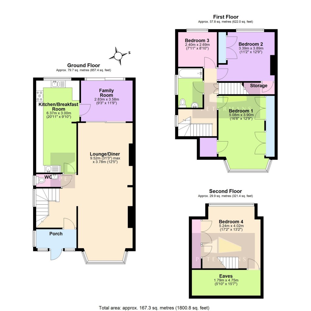 Floorplans For Edgwarebury Gardens, Edgware, HA8