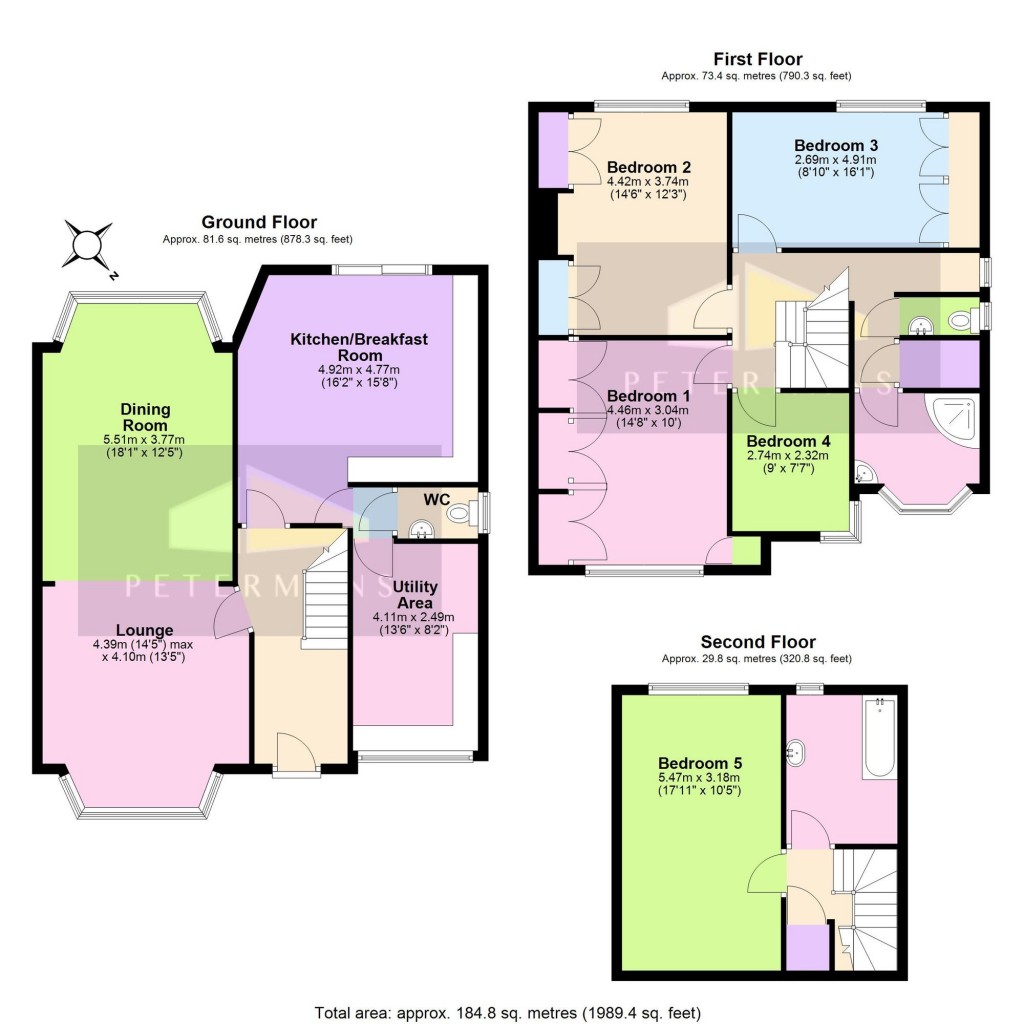 Floorplans For Carlton Close, Edgware, HA8