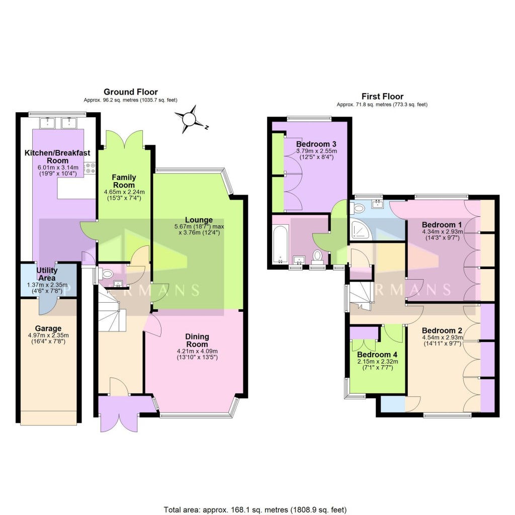 Floorplans For Glendale Avenue, Edgware, HA8