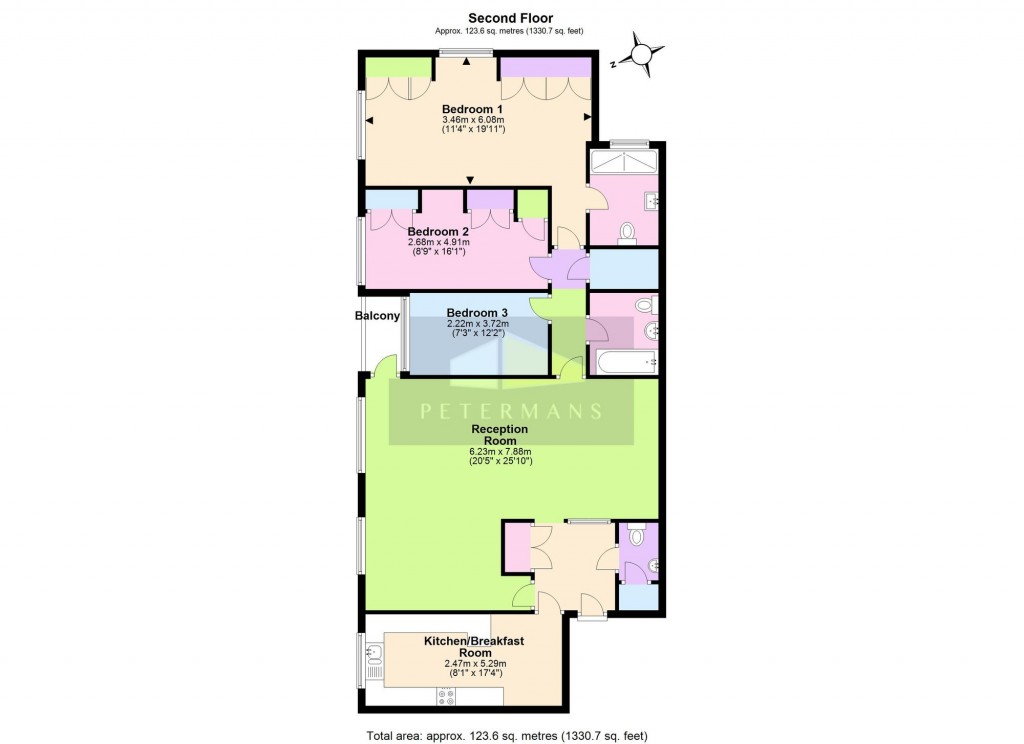 Floorplans For Lodge Close, Edgware, HA8